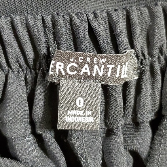 J. Crew Mercantile Elastic Waist Straight Dress Pants - Picture 3 of 4